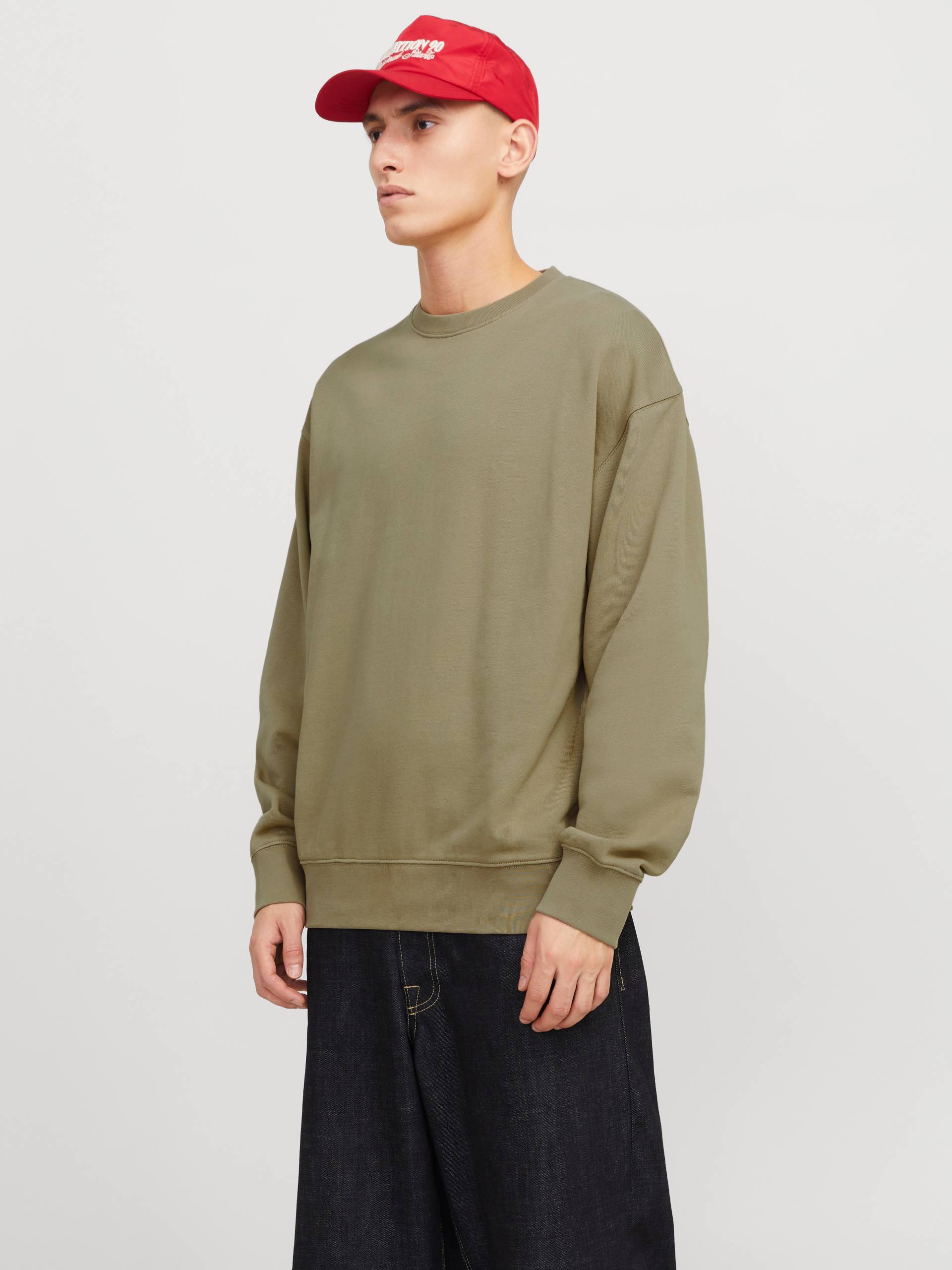 Jack & Jones Sweatshirt »JJECHARGE SWEAT CREW NECK NOOS«, mit Rippbündchen von Jack & Jones