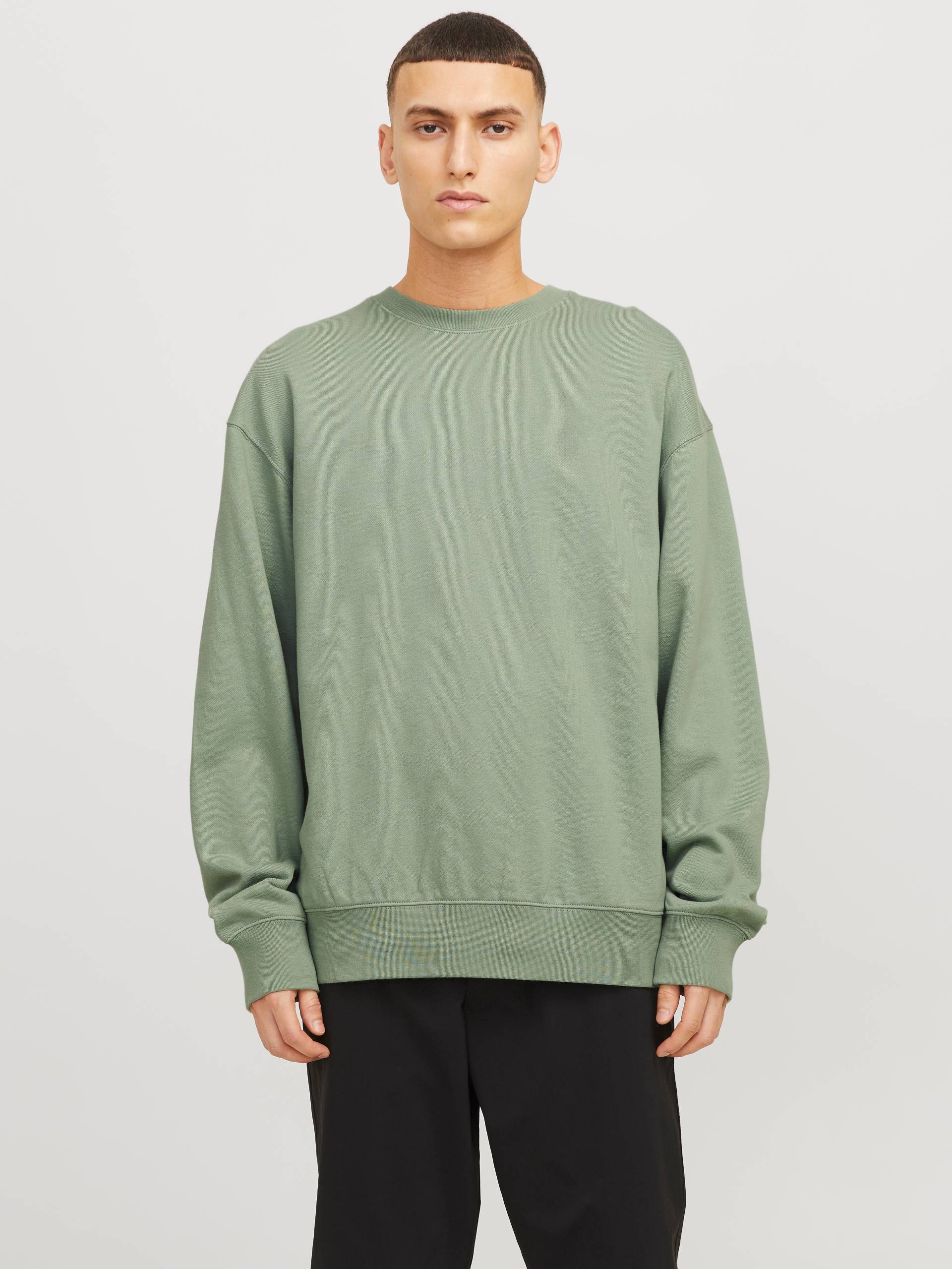 Jack & Jones Sweatshirt »JJECHARGE SWEAT CREW NECK NOOS«, mit Rippbündchen von Jack & Jones