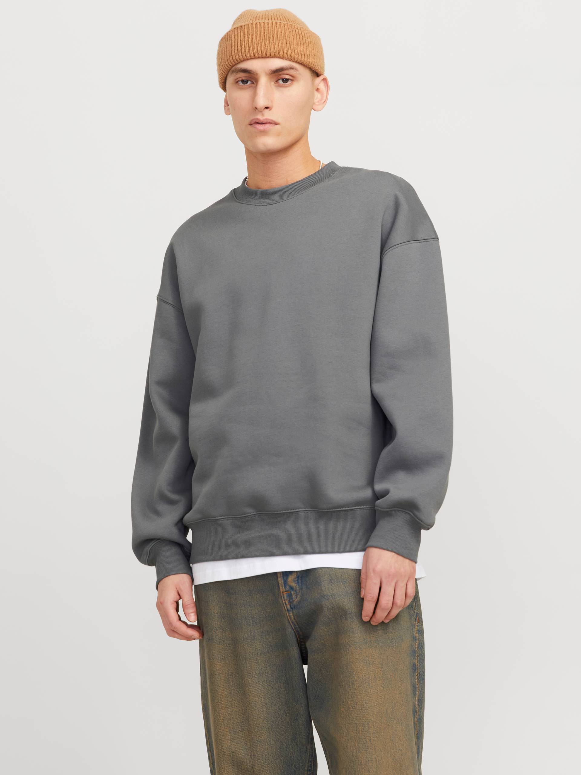 Jack & Jones Sweatshirt »JJEURBAN EDGE SWEAT CREW NECK NOOS«, mit Rippbündchen von Jack & Jones