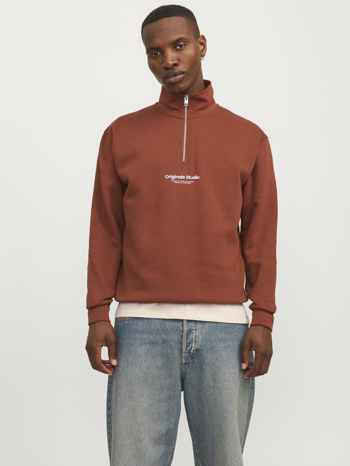 Jack & Jones Sweatshirt »JORVESTERBRO SWEAT QUARTER ZIP HN NOOS« von Jack & Jones