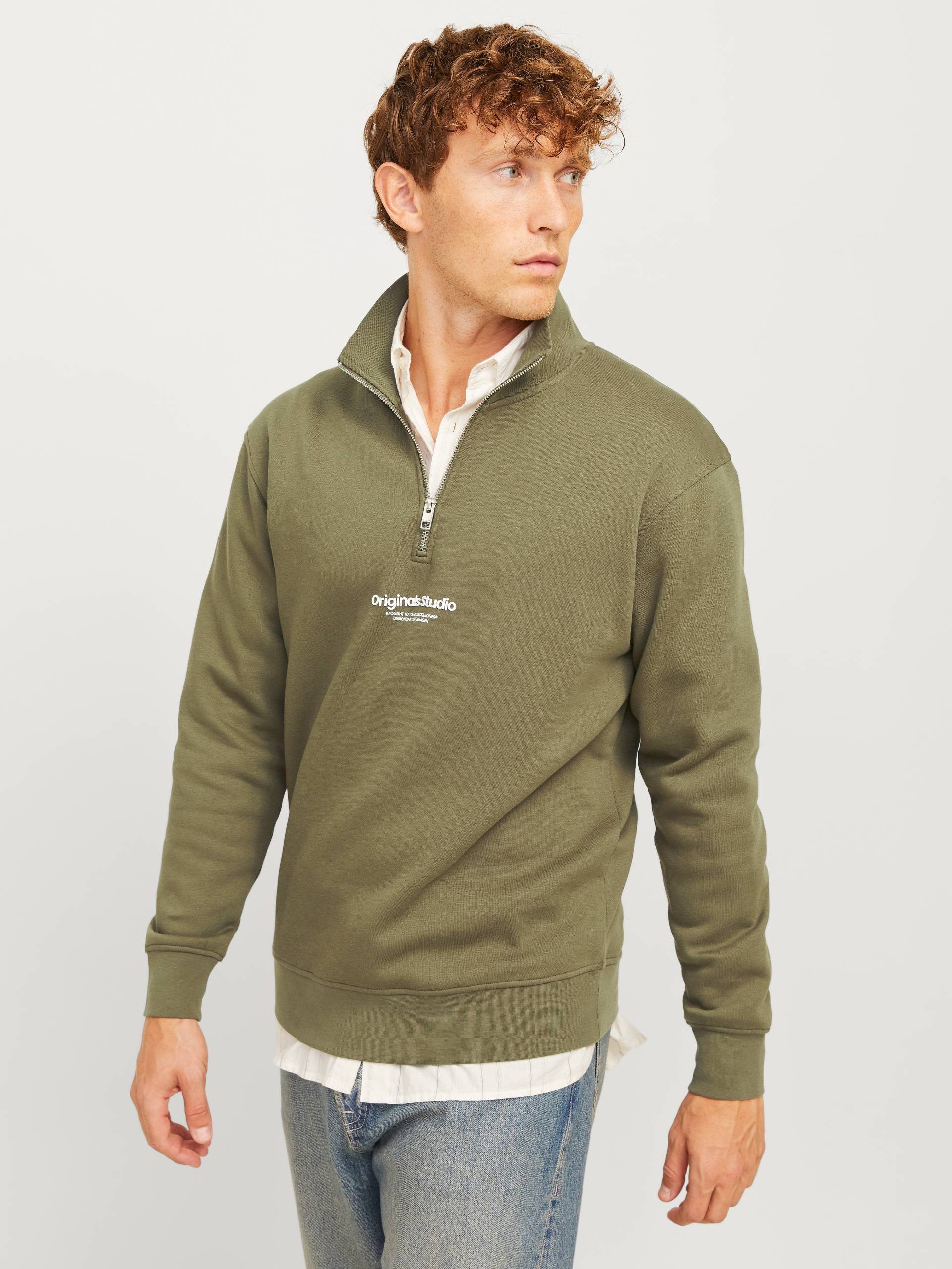 Jack & Jones Sweatshirt »JORVESTERBRO SWEAT QUARTER ZIP HN NOOS« von Jack & Jones