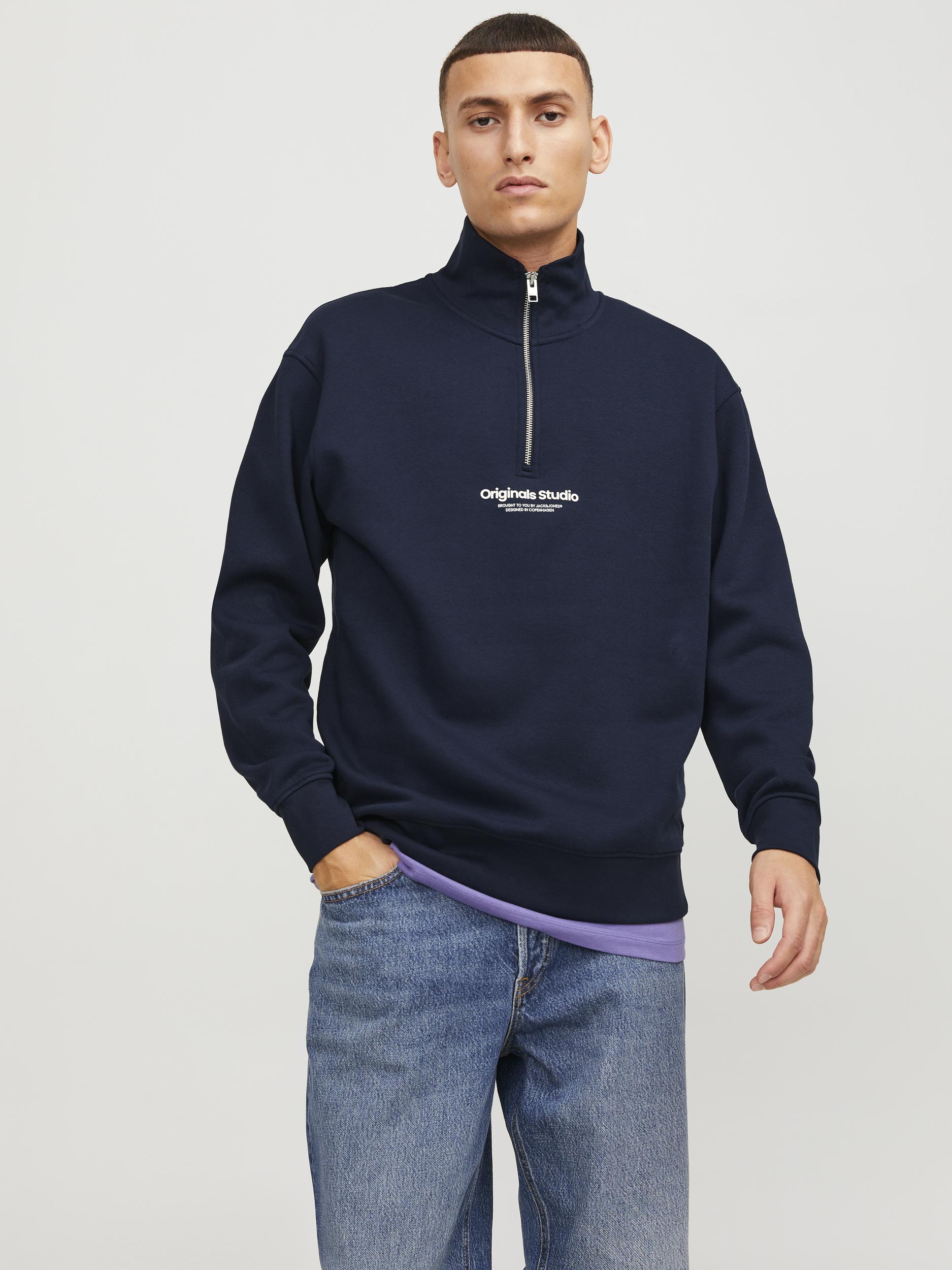 Jack & Jones Sweatshirt »JORVESTERBRO SWEAT QUARTER ZIP HN NOOS« von Jack & Jones