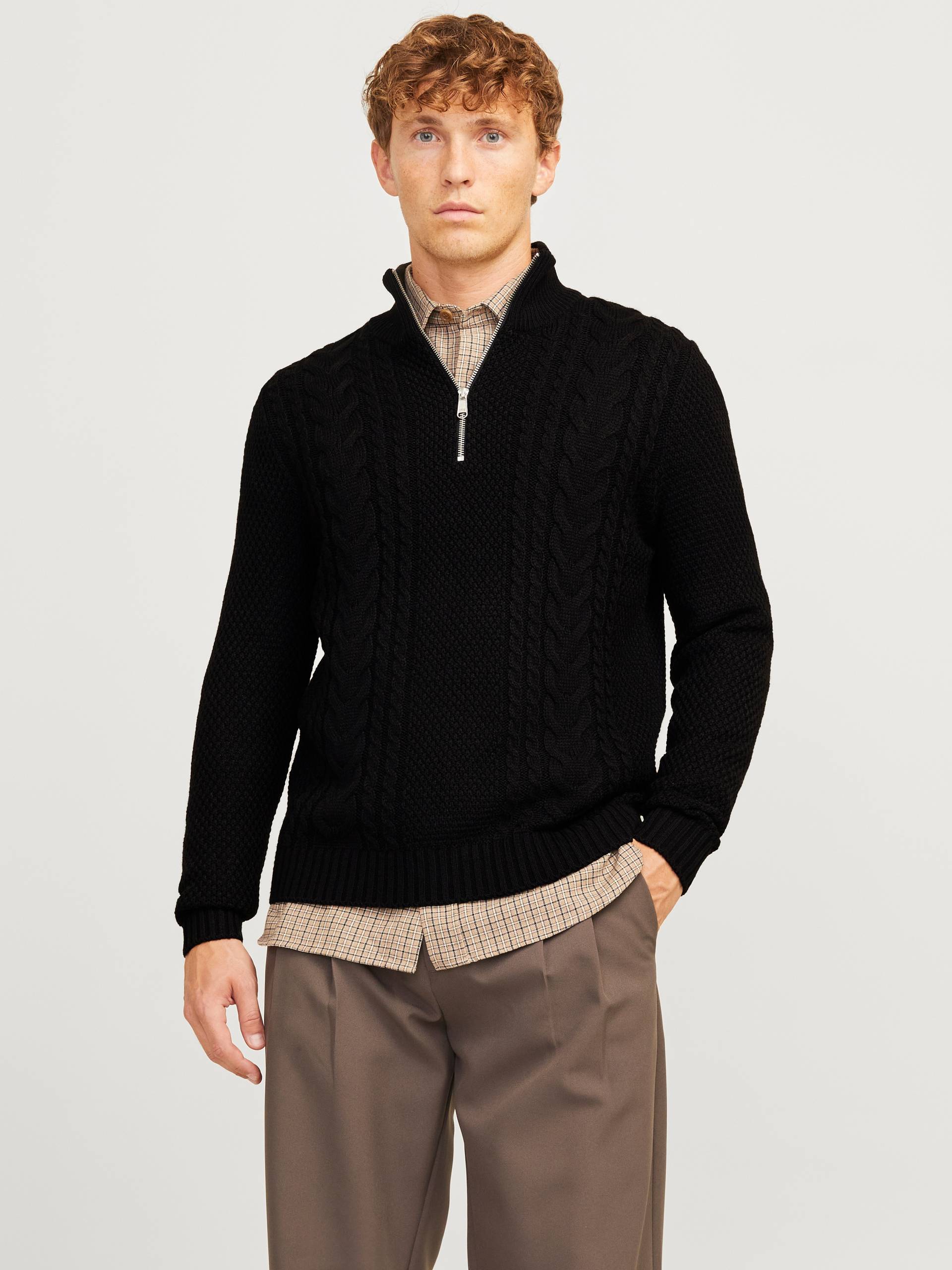 Jack & Jones Troyer »JJCRAIG KNIT HALF ZIP«, mit Zopfmuster Jack & Jones Troyer »JJCRAIG KNIT HALF ZIP«, mit Zopfmuster von Jack & Jones