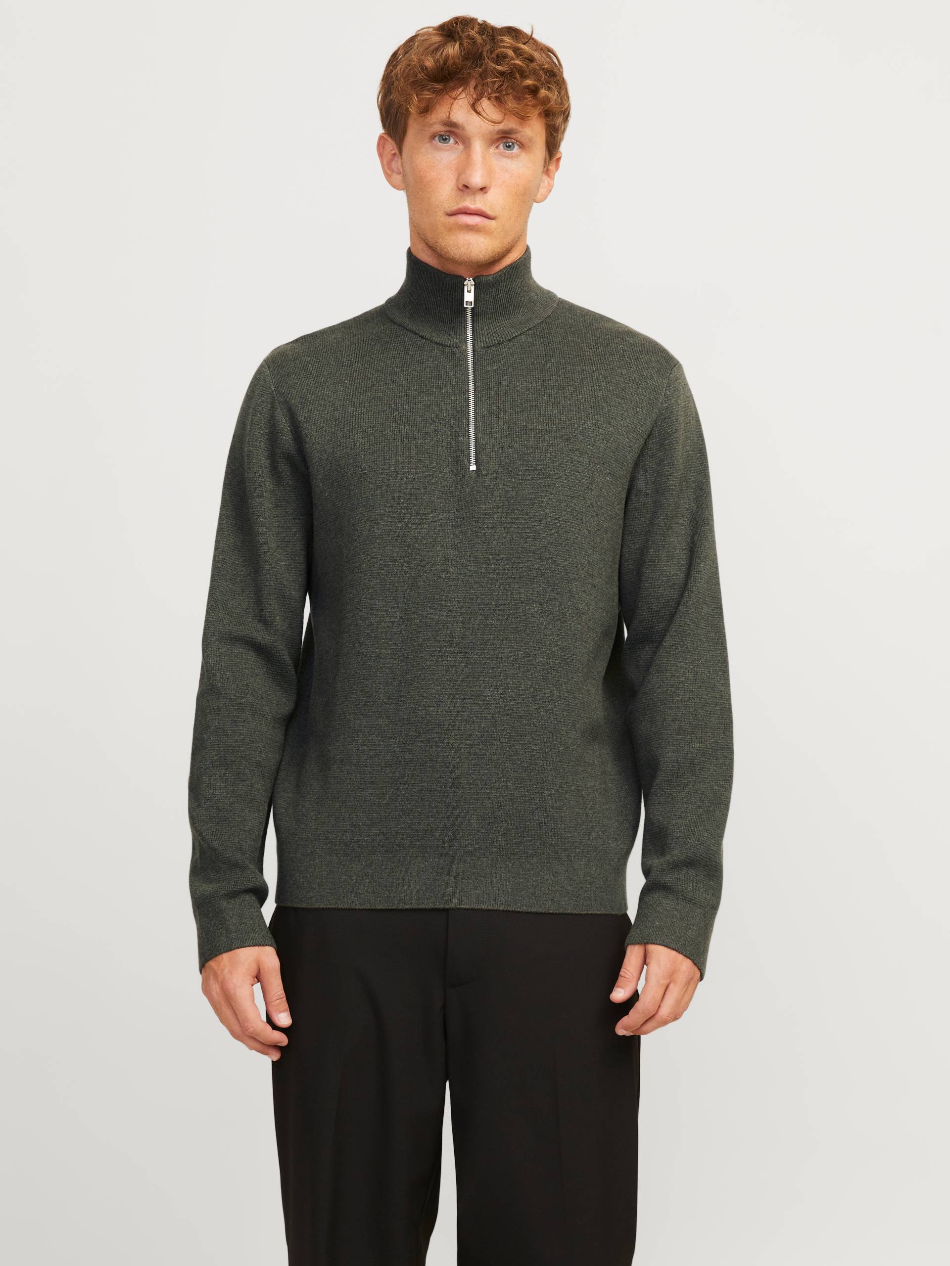 Jack & Jones Troyer »JPRBLAMILANO STITCH KNIT HALF ZIP SN« von Jack & Jones