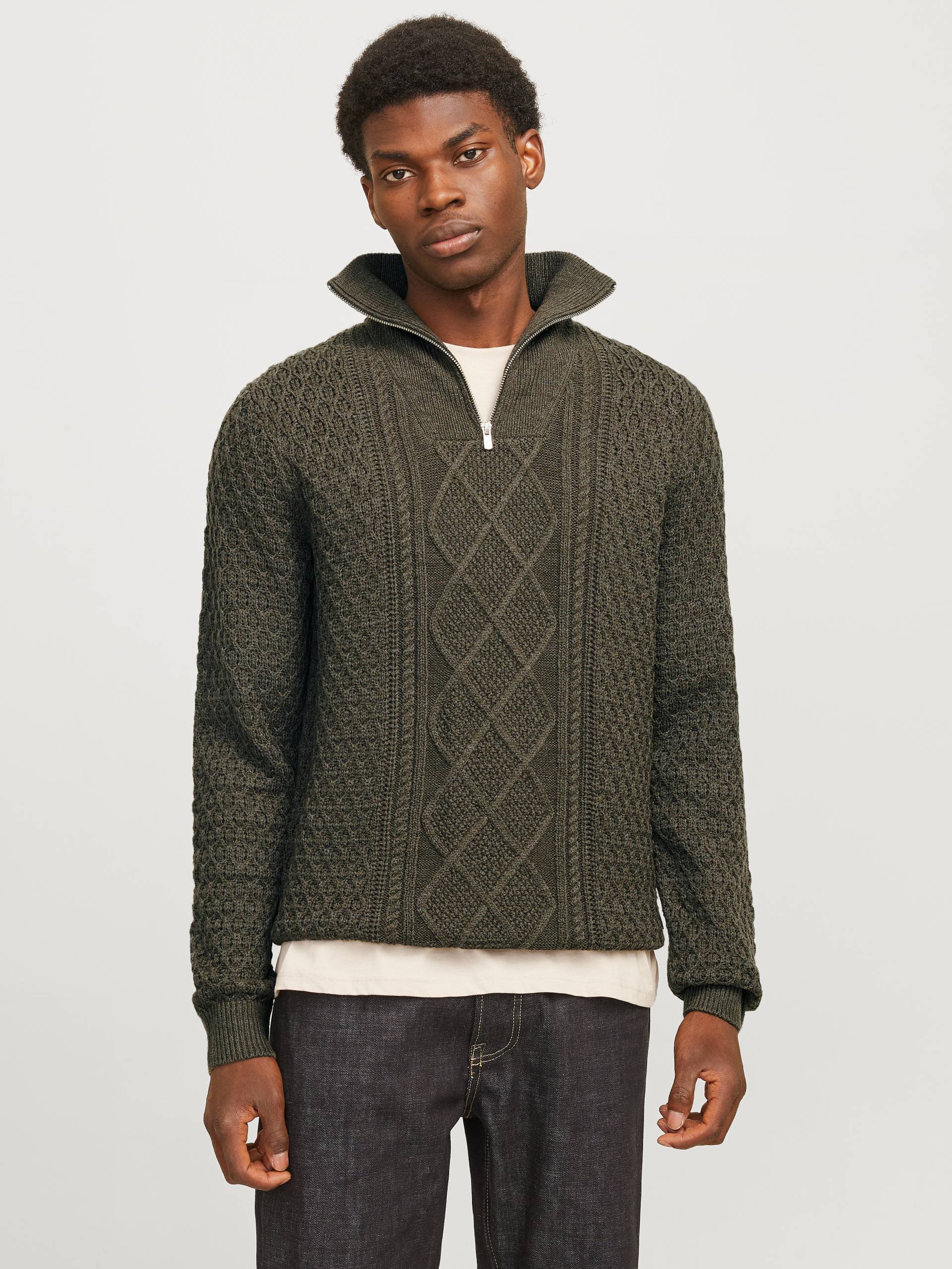 Jack & Jones Troyer »JPRBLUNORTH KNIT HIGH NECK SN« von Jack & Jones