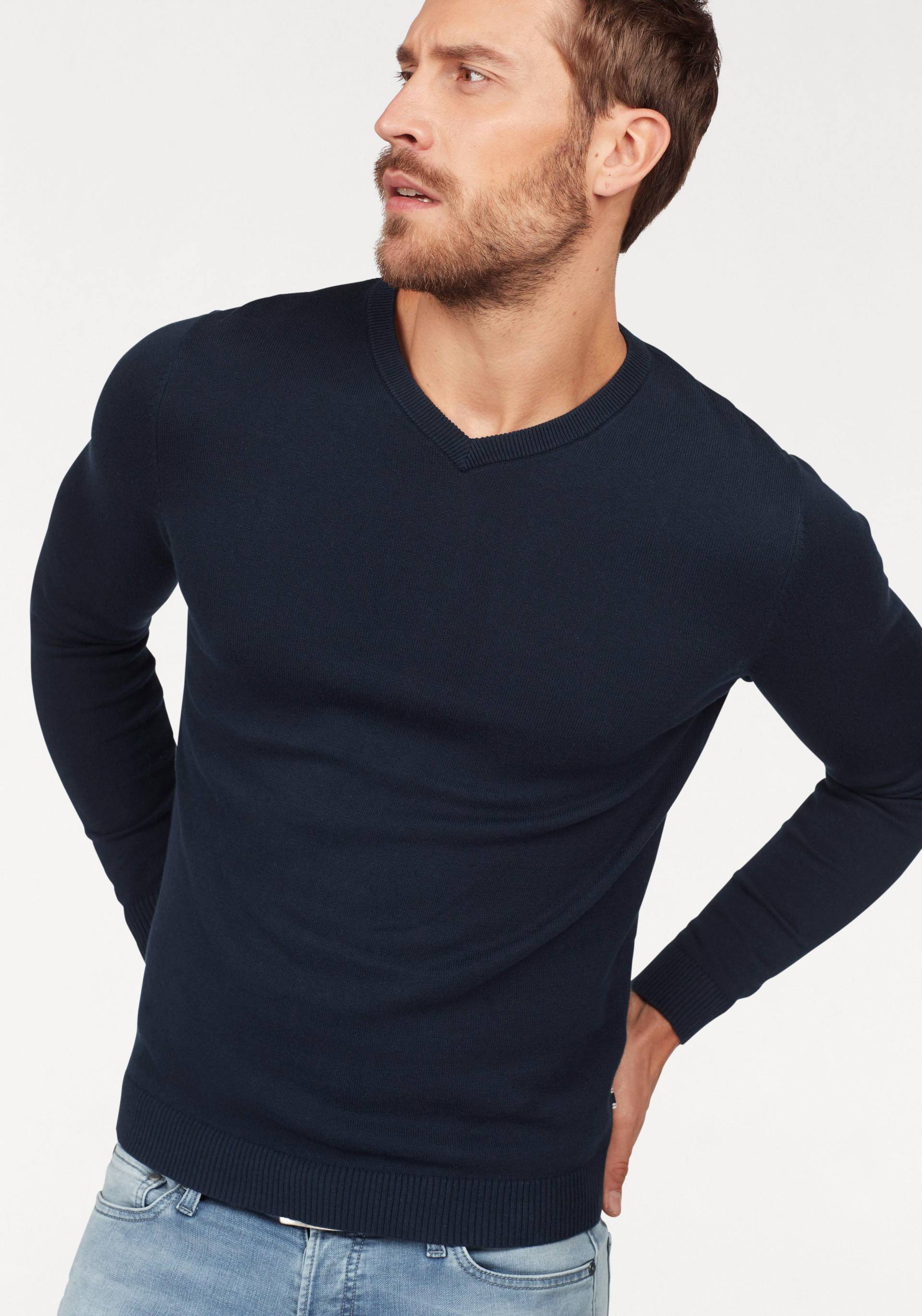 Jack & Jones V-Ausschnitt-Pullover »JJEBASIC KNIT V-NECK« Jack & Jones V-Ausschnitt-Pullover »JJEBASIC KNIT V-NECK« von Jack & Jones