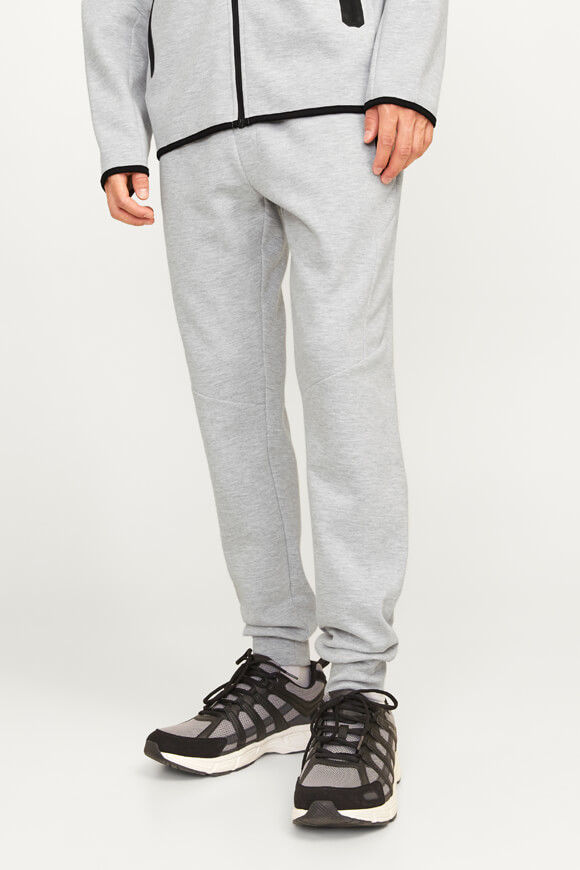 Jack & Jones Will Fusion Sweathose | Light Grey Melange | Herren  | L von Jack & Jones