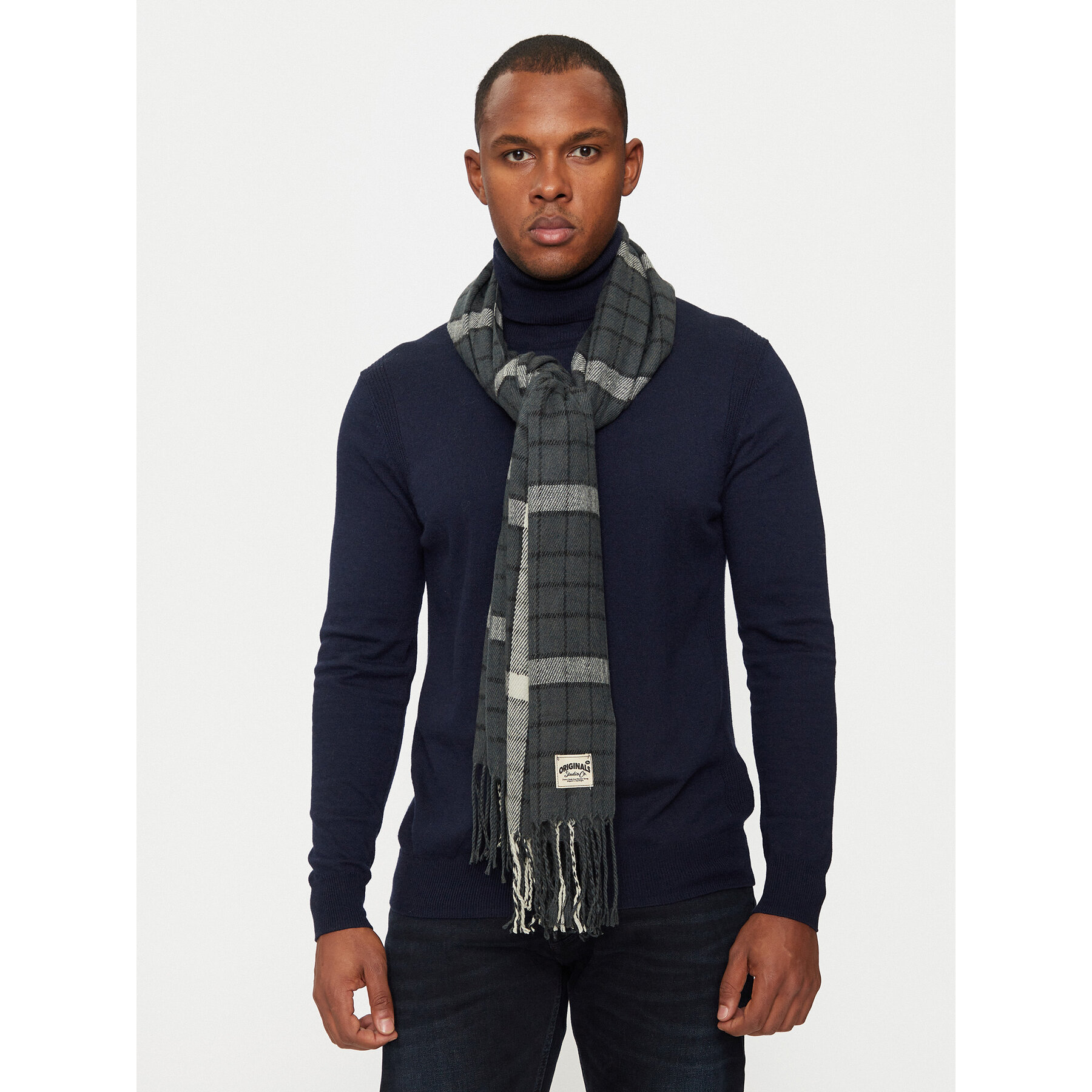 Schal Jack&Jones Clint 12267269 Grau von Jack&Jones