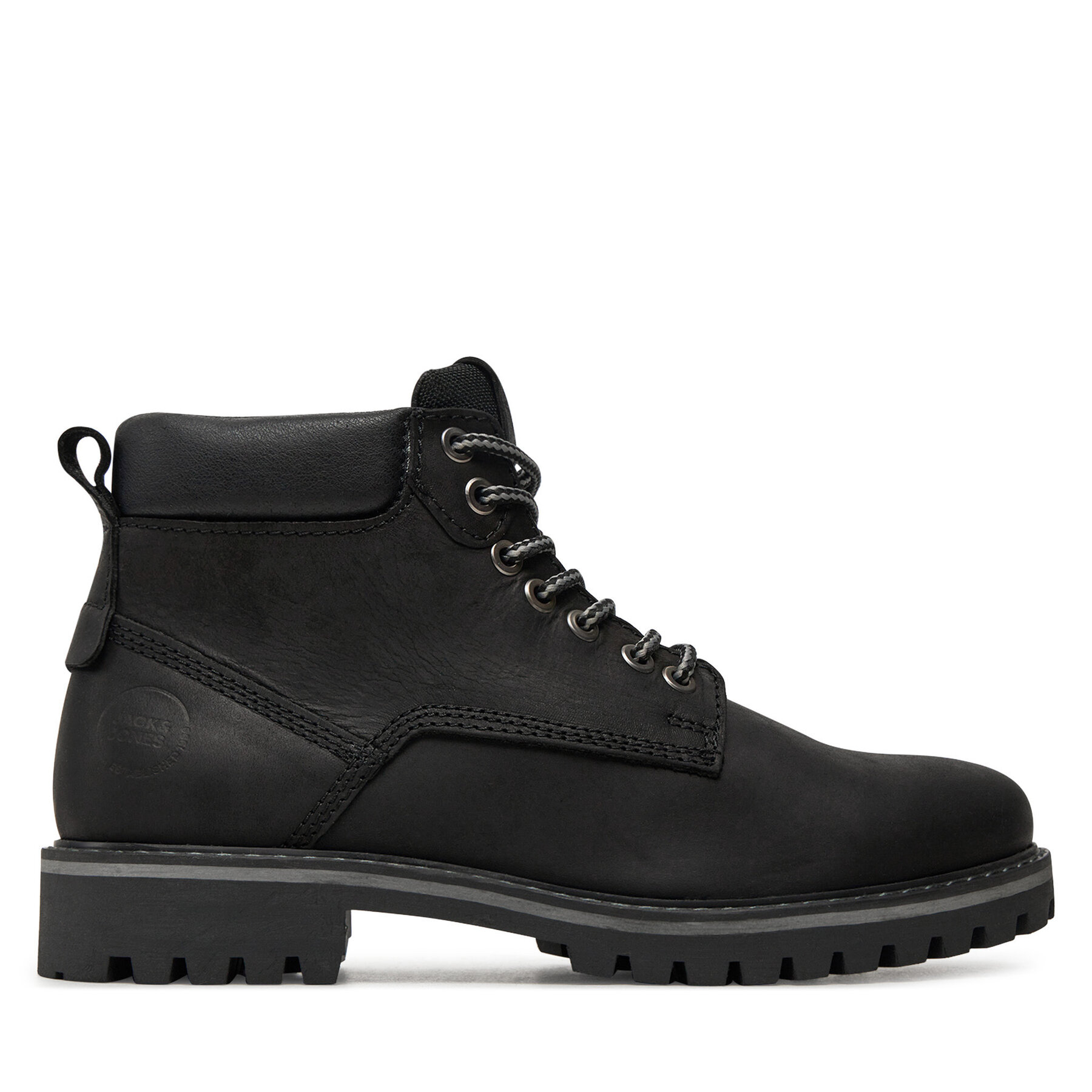 Schnürschuhe Jack&Jones Queensway 12257998 Schwarz von Jack&Jones