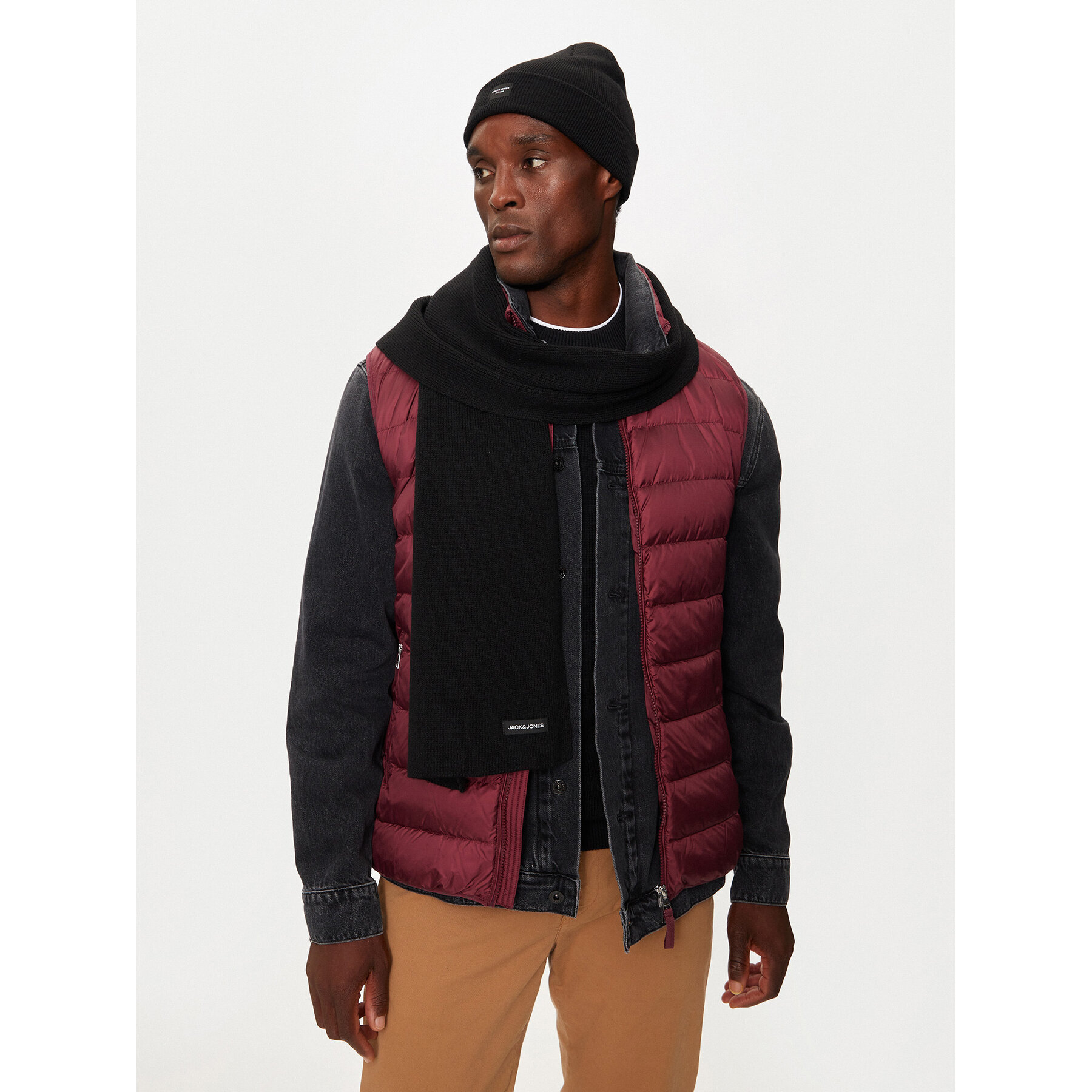 Set Schal und Mütze Jack&Jones 12102728 Schwarz Set Schal und Mütze Jack&Jones 12102728 Schwarz von Jack&Jones