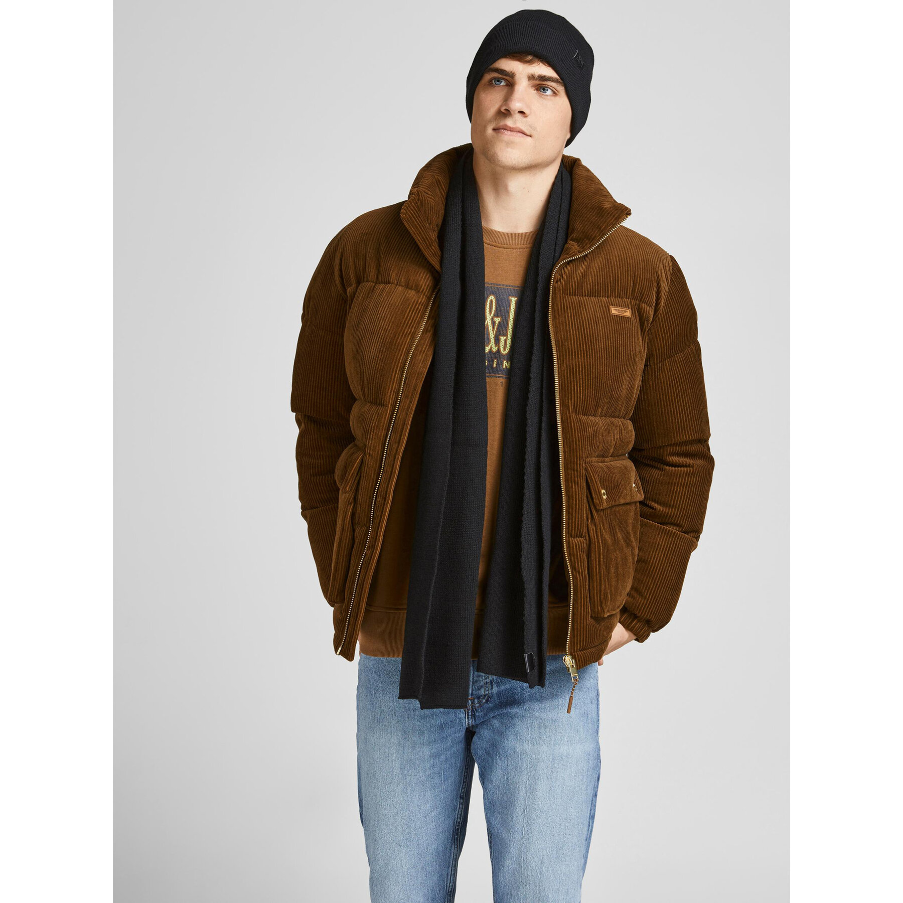Set Schal und Mütze Jack&Jones 12163827 Schwarz Set Schal und Mütze Jack&Jones 12163827 Schwarz von Jack&Jones