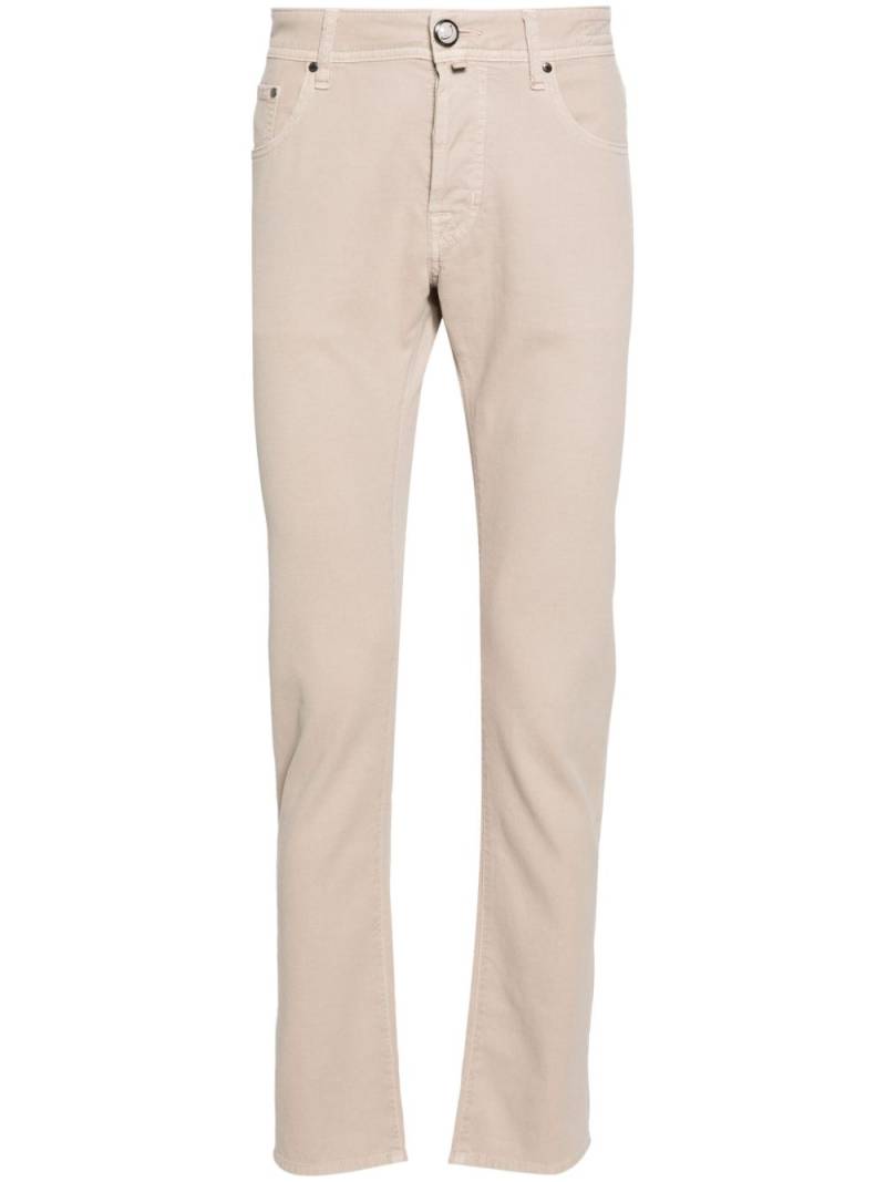 Jacob Cohën Bard mid-rise slim-fit trousers - Neutrals von Jacob Cohën