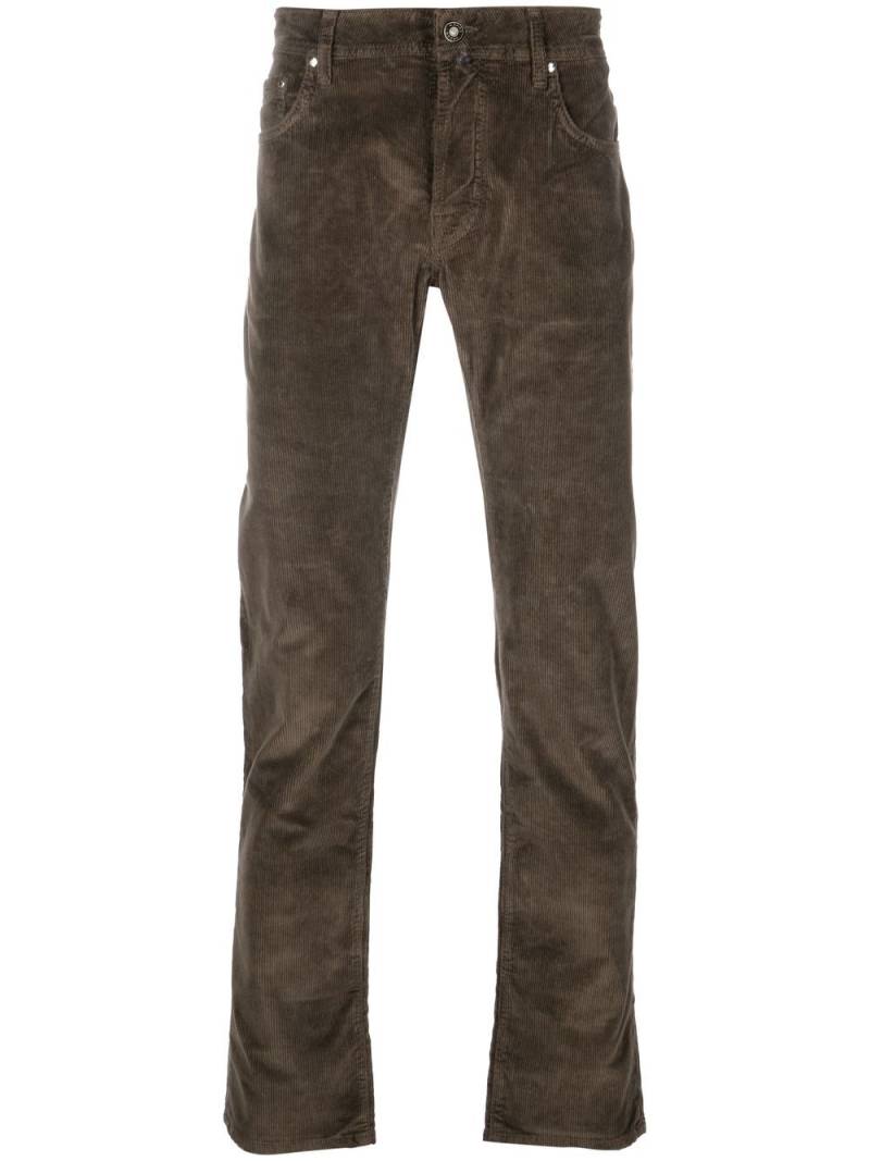 Jacob Cohën Bard slim-fit corduroy trousers - Green von Jacob Cohën