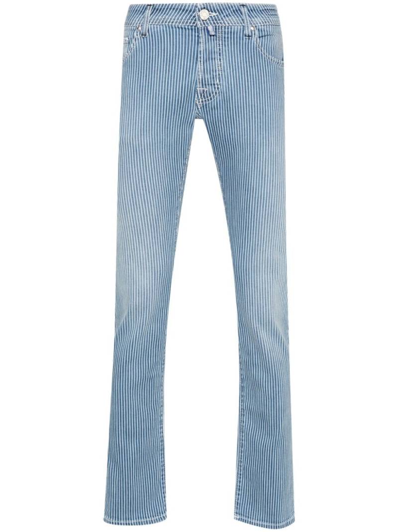 Jacob Cohën Nick striped jeans - Blue von Jacob Cohën