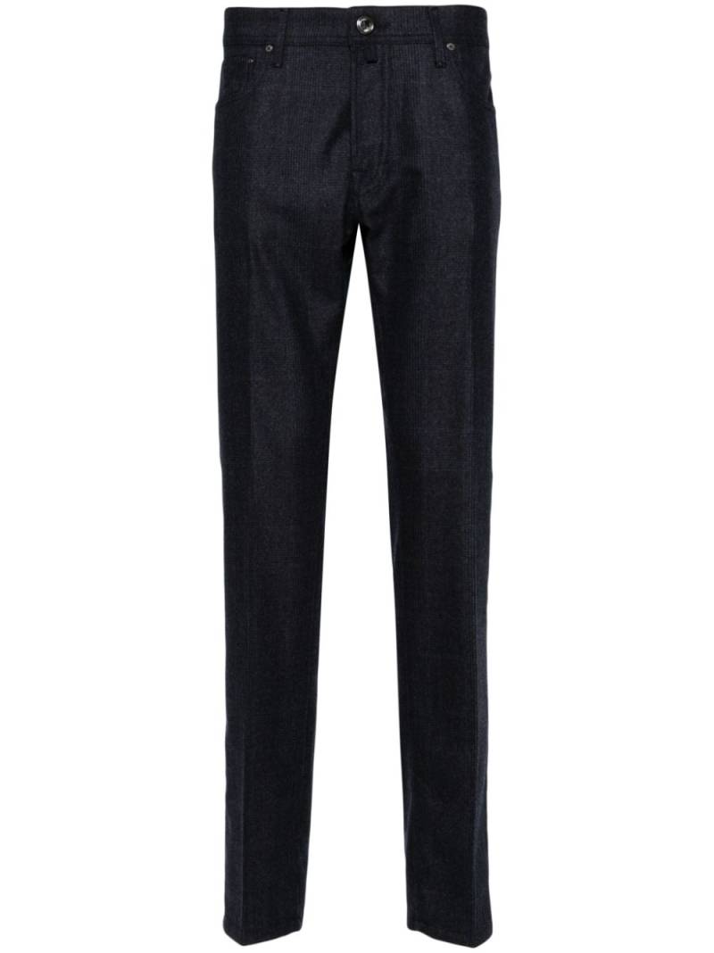 Jacob Cohën Prince of Wales check trousers - Blue von Jacob Cohën