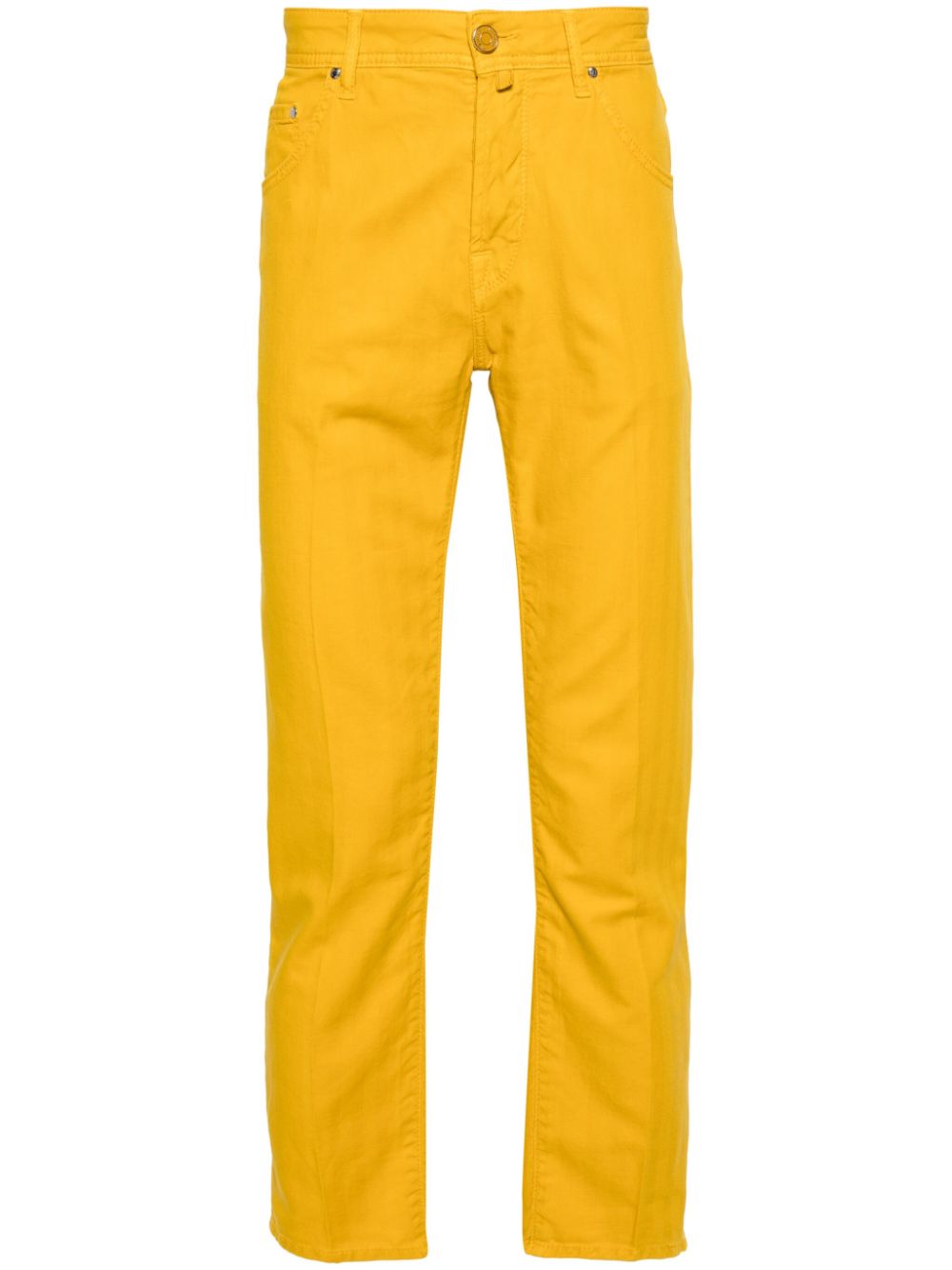 Jacob Cohën Scott cropped trousers - Yellow von Jacob Cohën