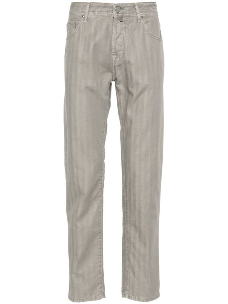 Jacob Cohën Scott slim-cut trousers - Grey von Jacob Cohën