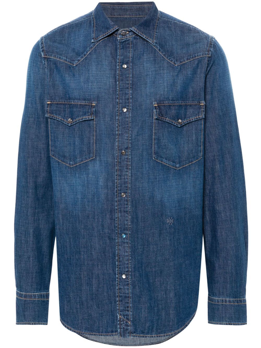 Jacob Cohën Western denim shirt - Blue von Jacob Cohën