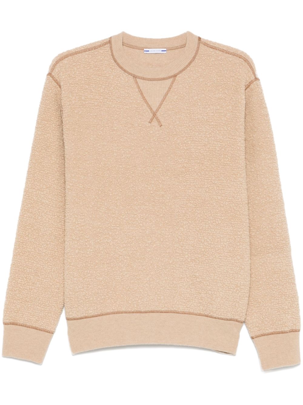 Jacob Cohën bouclé sweater - Neutrals von Jacob Cohën