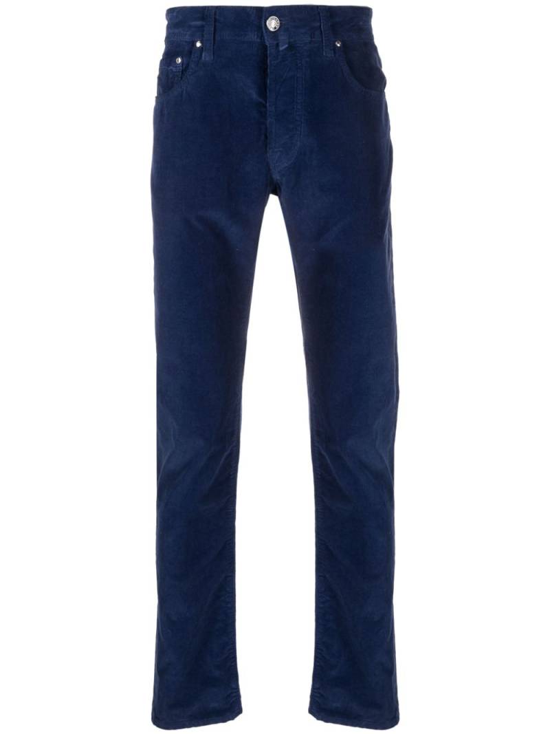 Jacob Cohën corduroy straight-leg jeans - Blue von Jacob Cohën