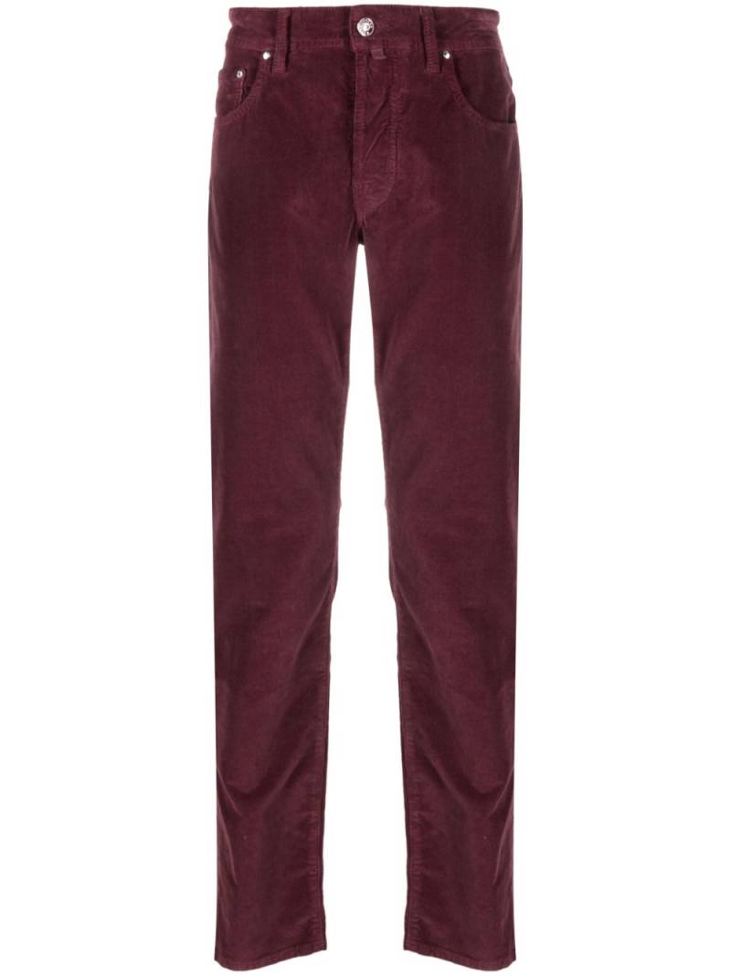 Jacob Cohën corduroy straight-leg jeans - Red von Jacob Cohën