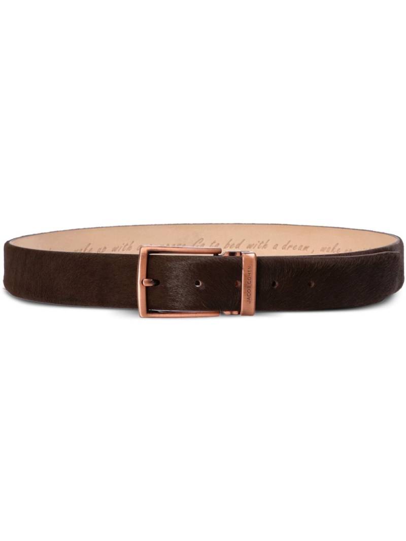 Jacob Cohën leather buckle belt - Brown von Jacob Cohën