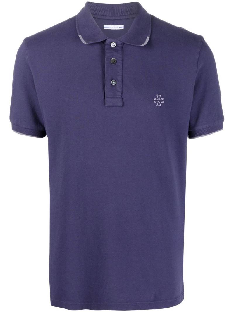 Jacob Cohën logo-embroidered polo shirt - Purple von Jacob Cohën