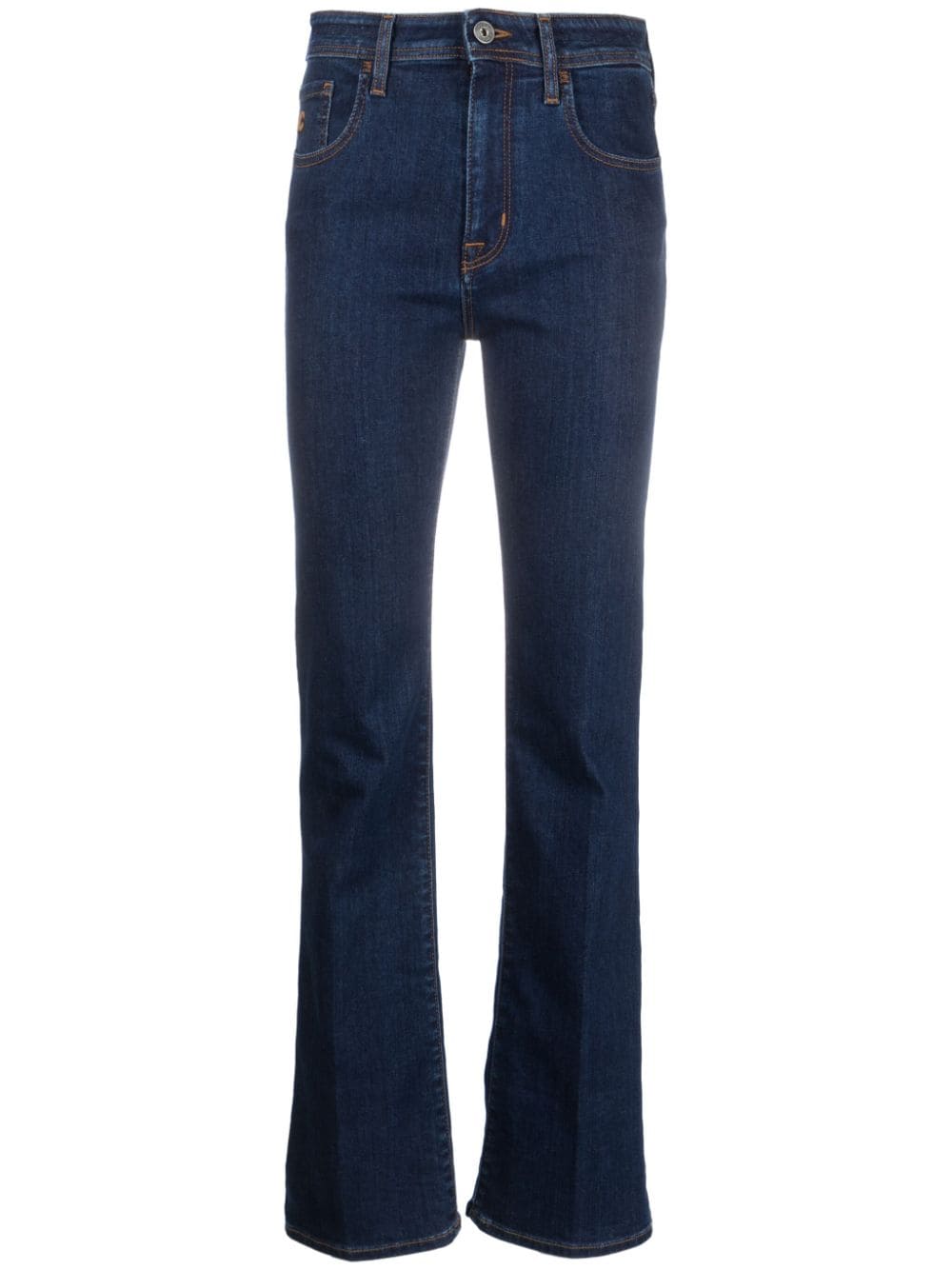 Jacob Cohën logo-embroidered tapered-leg jeans - Blue von Jacob Cohën