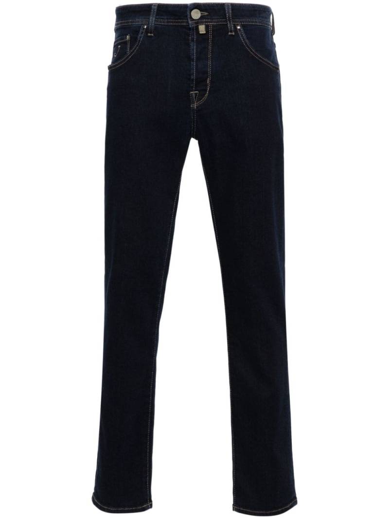 Jacob Cohën logo-patch jeans - Blue von Jacob Cohën