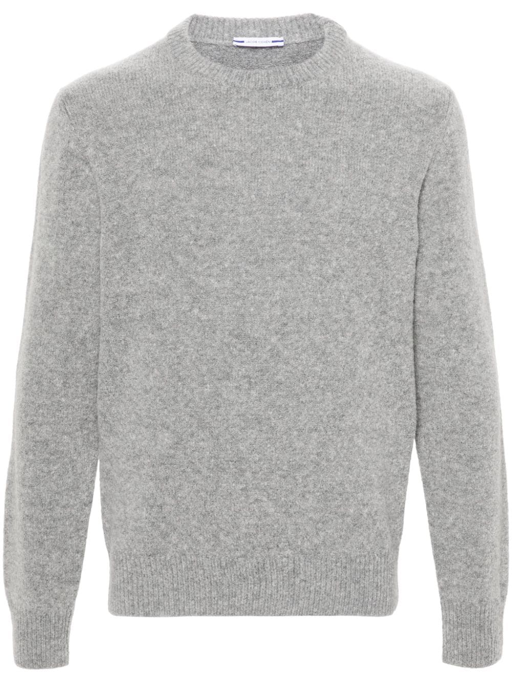 Jacob Cohën logo-patch sweater - Grey von Jacob Cohën