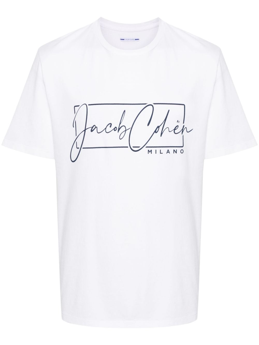 Jacob Cohën logo-print cotton T-shirt - White von Jacob Cohën