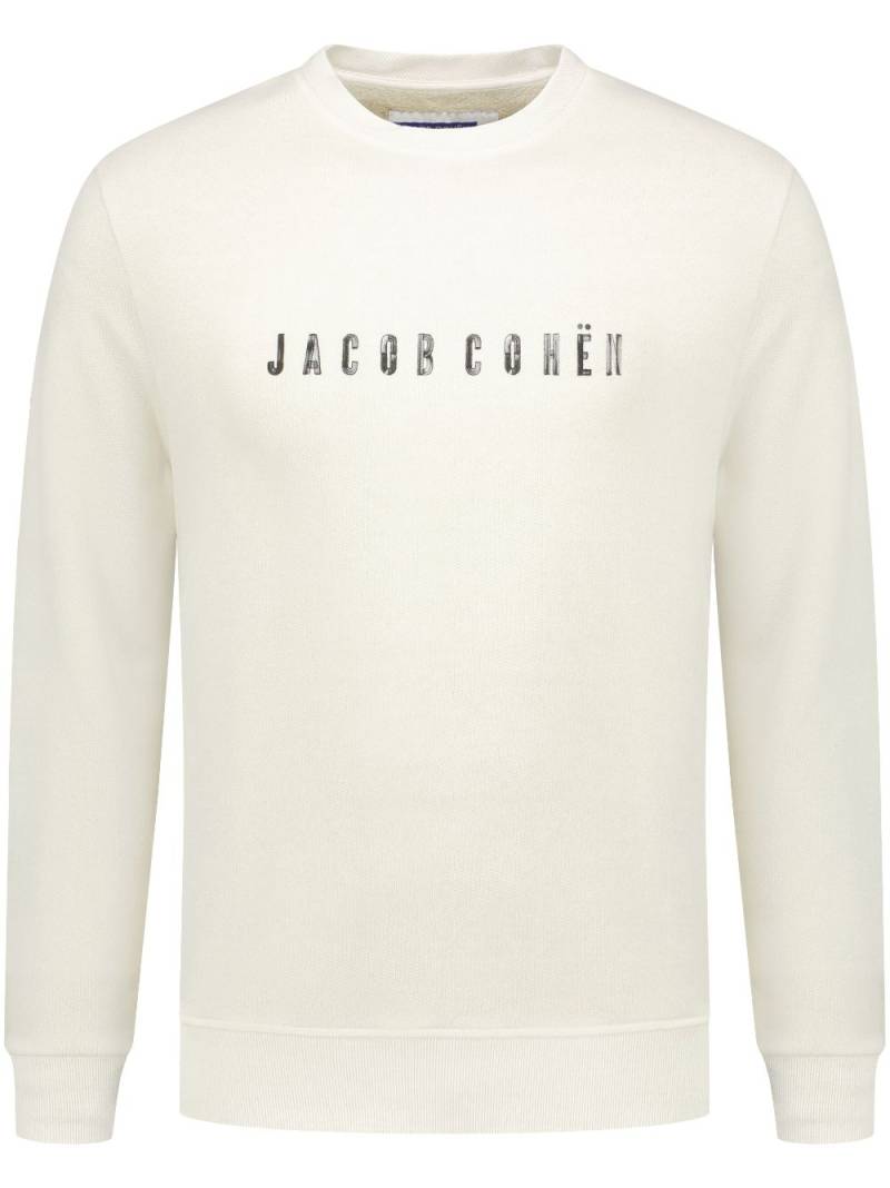 Jacob Cohën logo-print sweatshirt - White von Jacob Cohën