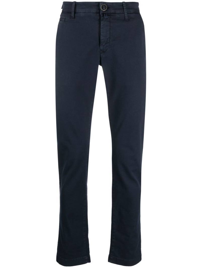 Jacob Cohën low-rise straight-leg trousers - Blue von Jacob Cohën