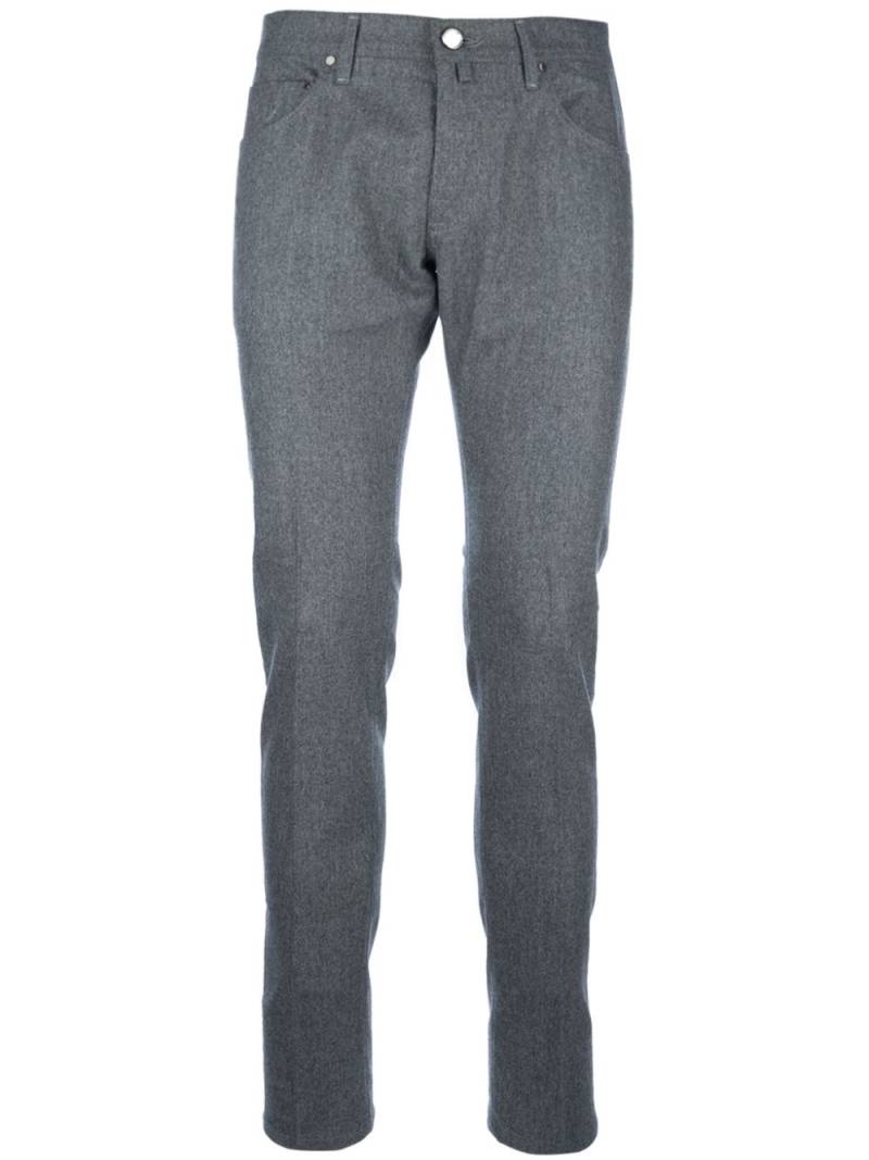 Jacob Cohën mélange trousers - Grey von Jacob Cohën