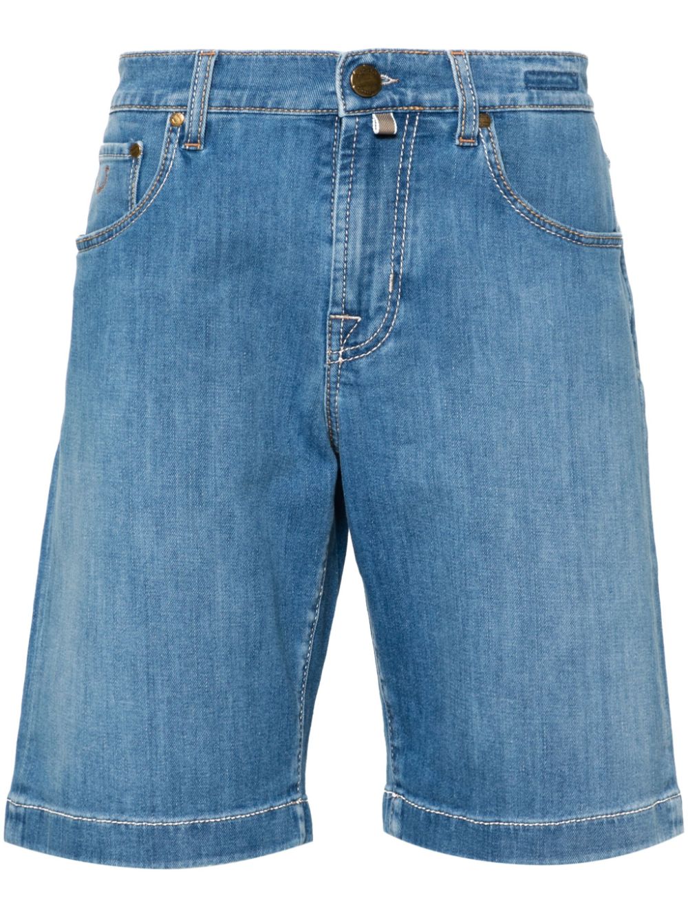 Jacob Cohën mid-rise denim shorts - Blue von Jacob Cohën