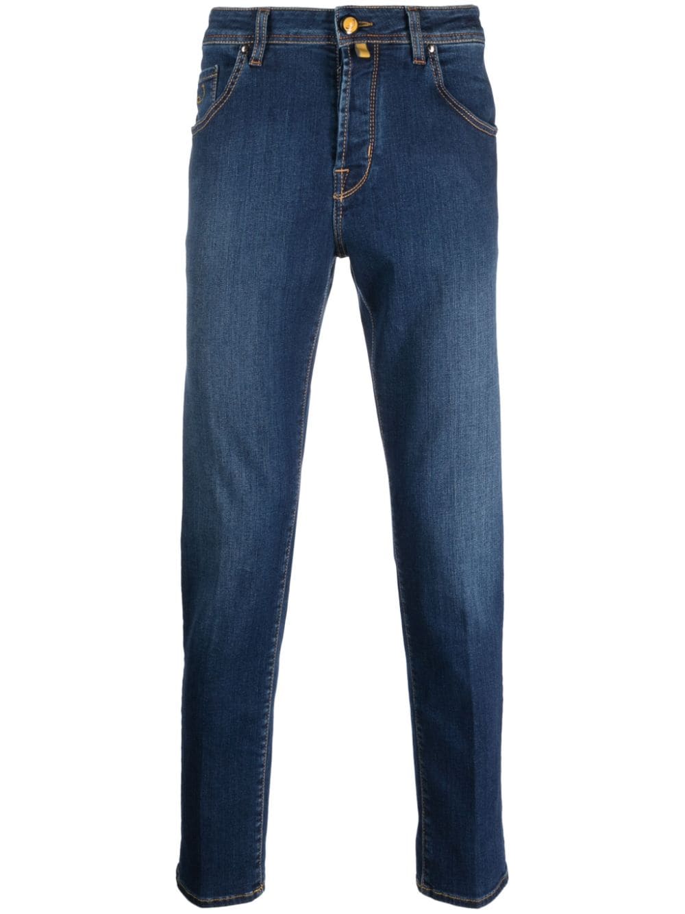 Jacob Cohën mid-rise slim-cut jeans - Blue von Jacob Cohën