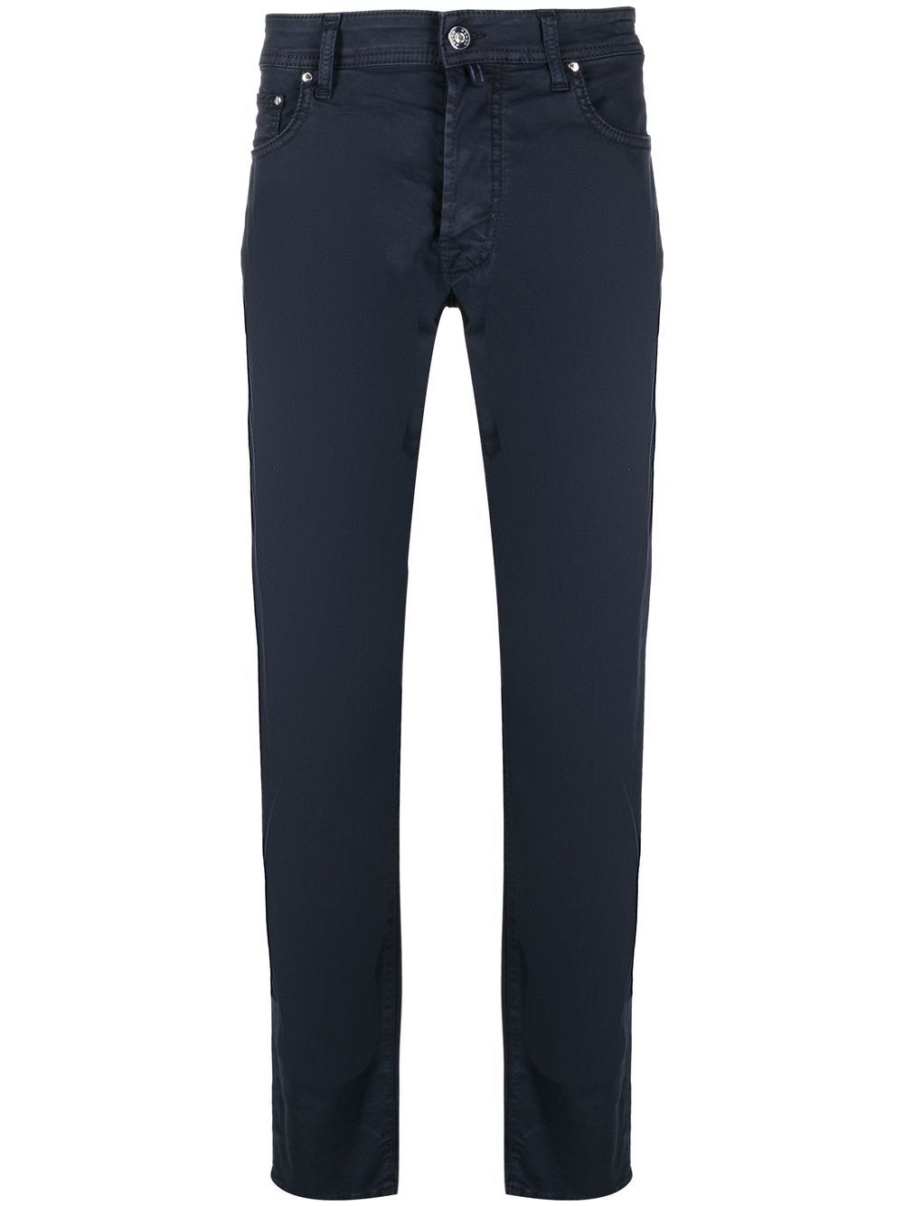 Jacob Cohën mid-rise slim-cut trousers - Blue von Jacob Cohën