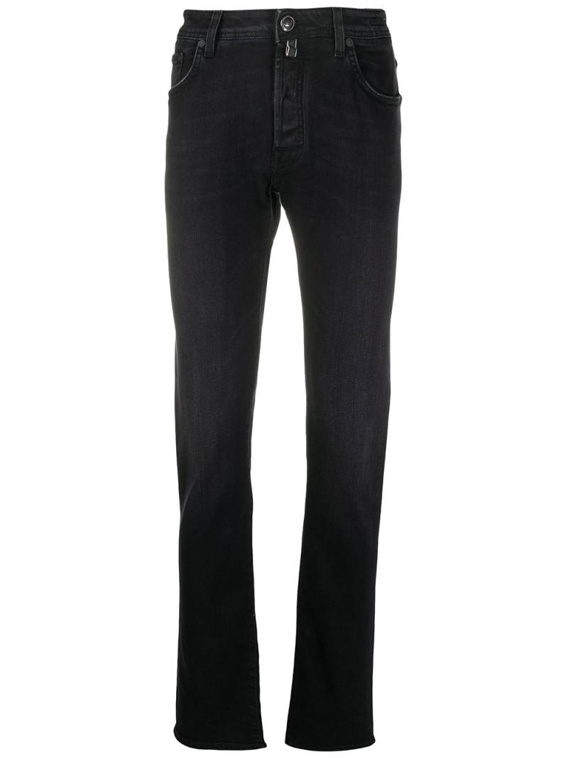 Jacob Cohën mid-rise slim-fit jeans - Black von Jacob Cohën