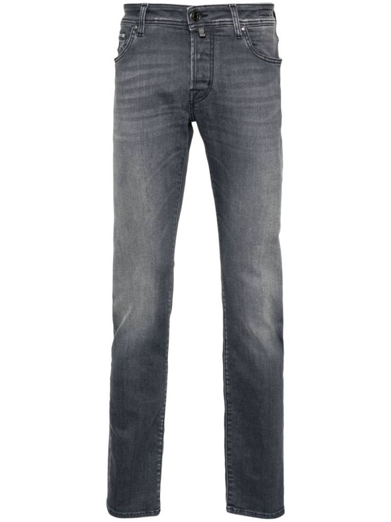 Jacob Cohën mid-rise slim-fit jeans - Grey von Jacob Cohën