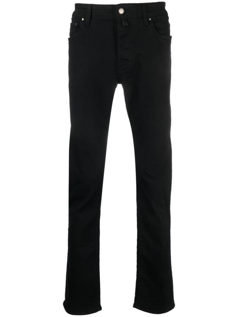 Jacob Cohën mid-rise straight-leg jeans - Black von Jacob Cohën