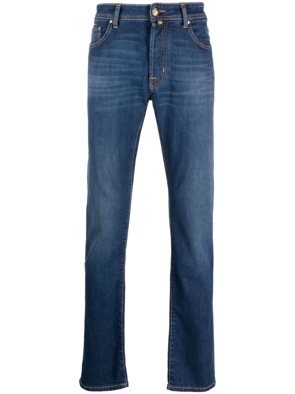 Jacob Cohën mid-rise straight-leg jeans - Blue von Jacob Cohën