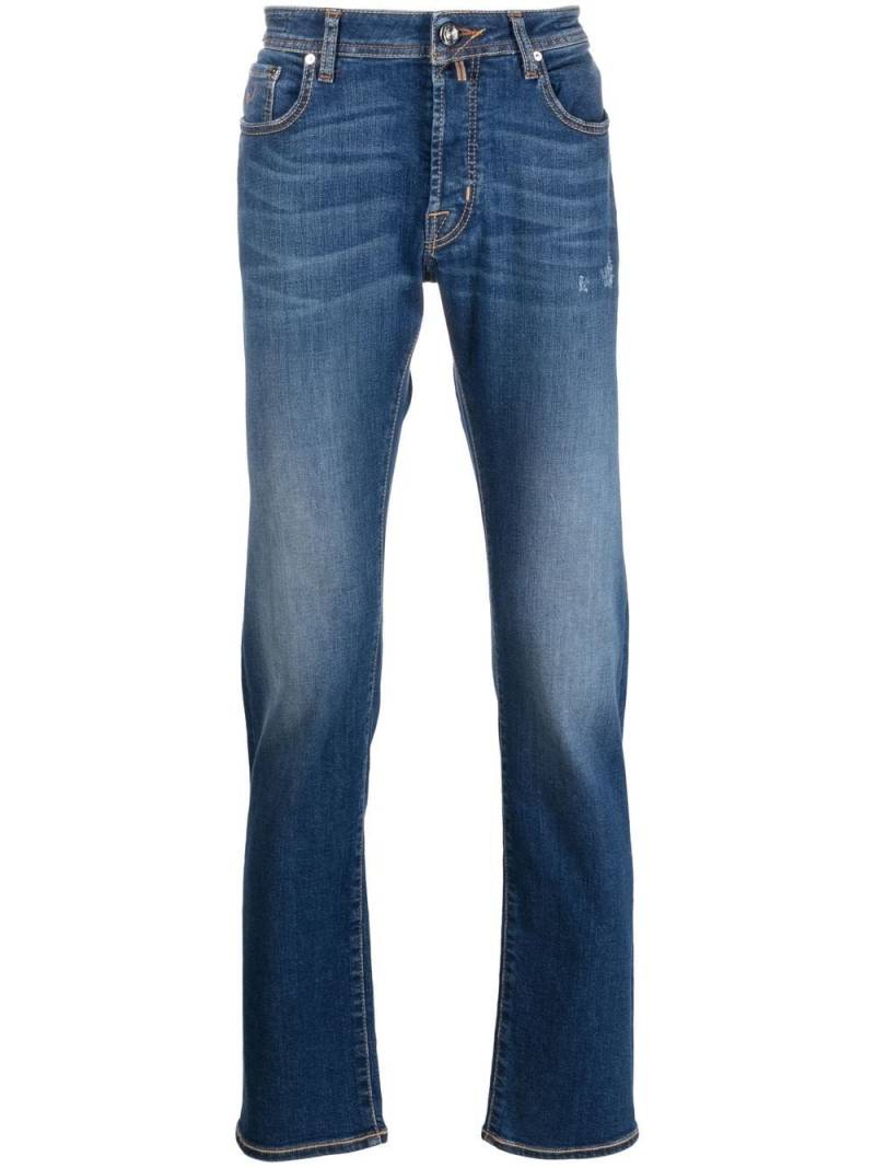 Jacob Cohën mid-rise straight leg jeans - Blue von Jacob Cohën