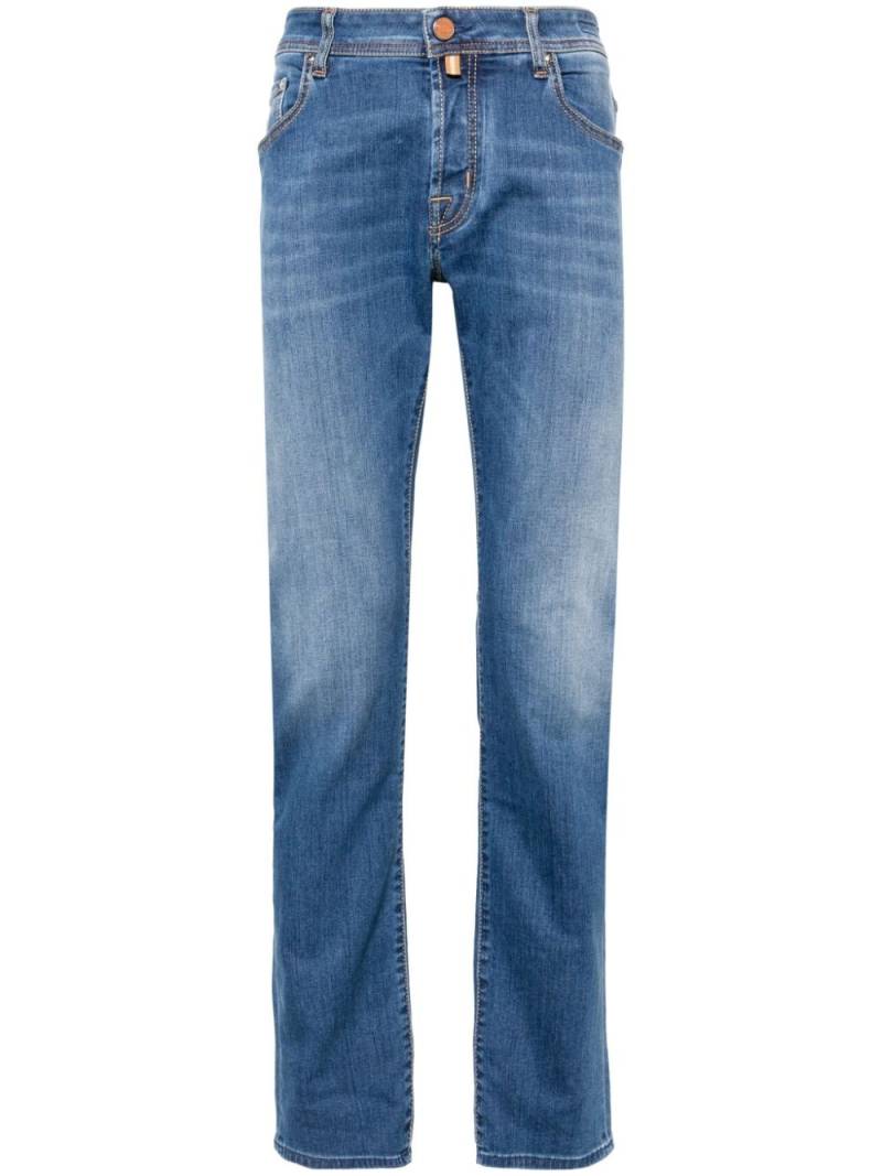 Jacob Cohën mid-rise straight-leg jeans - Blue von Jacob Cohën