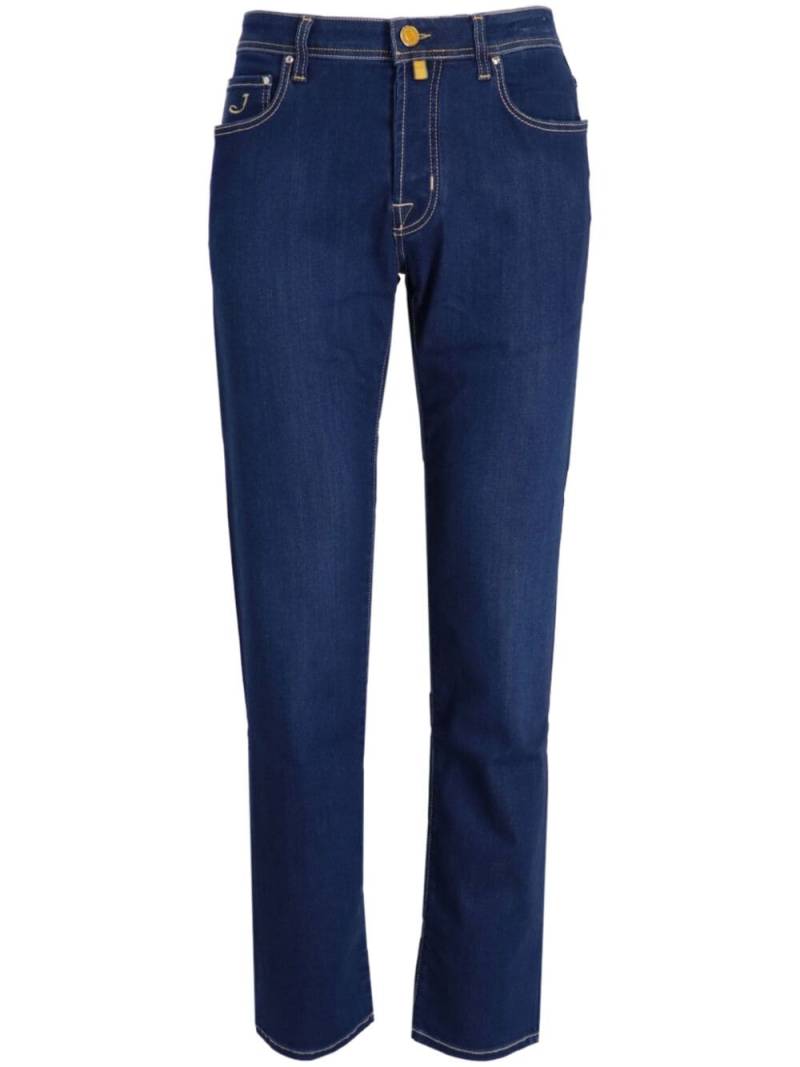 Jacob Cohën mid-rise straight-leg jeans - Blue von Jacob Cohën