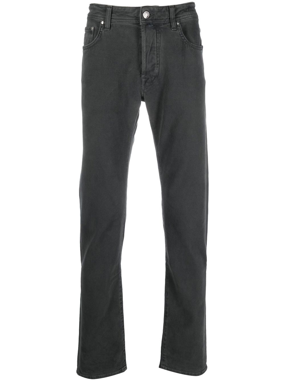 Jacob Cohën mid-rise straight-leg jeans - Grey von Jacob Cohën