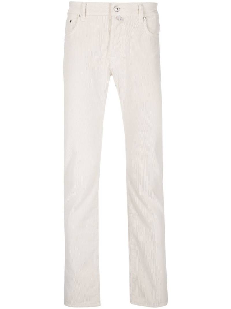 Jacob Cohën mid-rise straight-leg trousers - Neutrals von Jacob Cohën