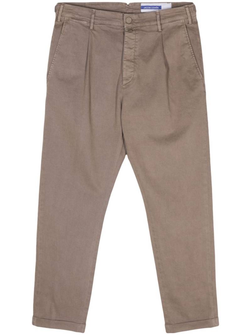 Jacob Cohën pleat-detail trousers - Grey von Jacob Cohën