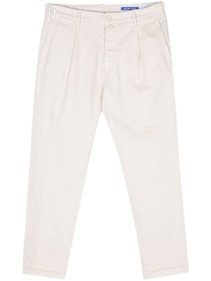 Jacob Cohën pleat-detail trousers - White von Jacob Cohën