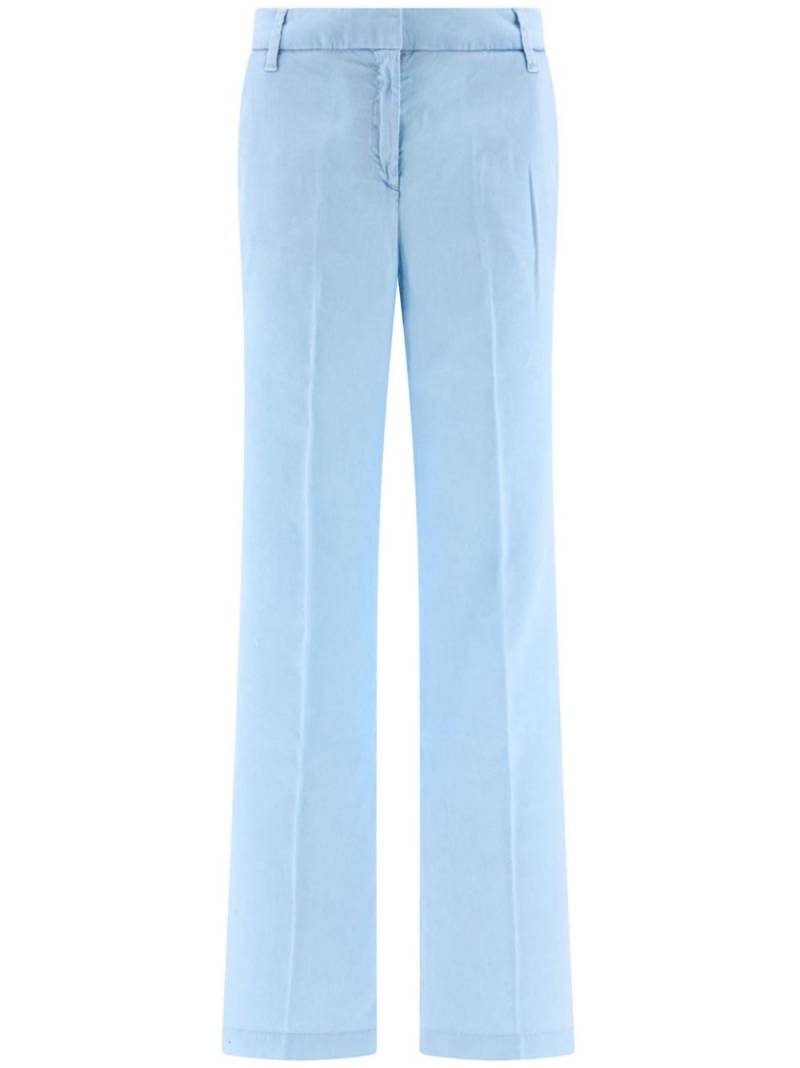 Jacob Cohën pressed-crease straight-leg trousers - Blue von Jacob Cohën