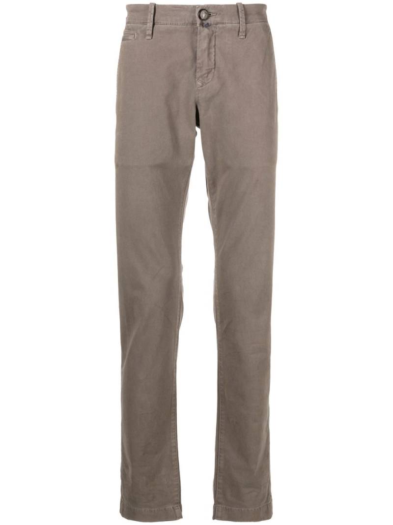 Jacob Cohën slim-cut trousers - Neutrals von Jacob Cohën